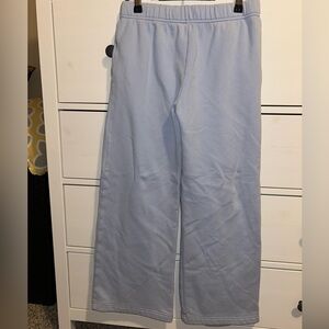 Abercrombie Kids wide Leg Sweat Pants Light Blue